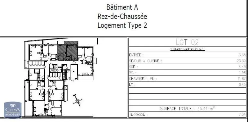 Photo 4 Appartement 2 pièces 45.44m²