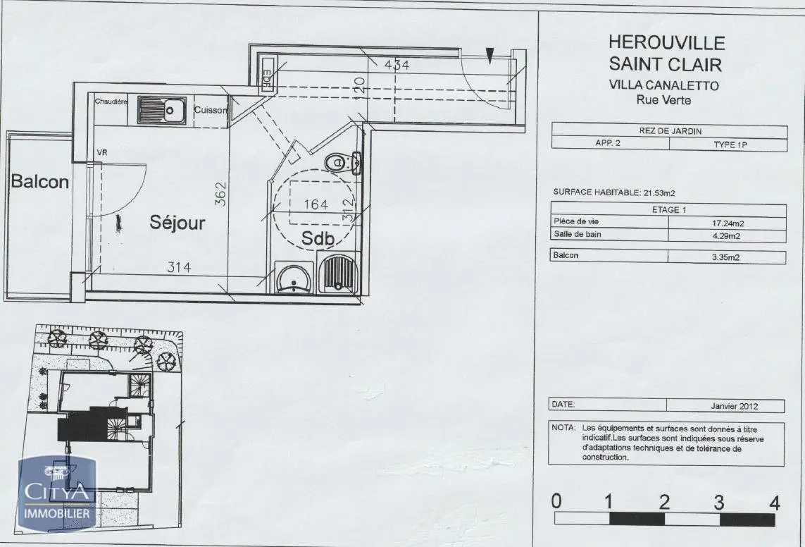 Photo 4 Appartement 1 pièce 21.53m²