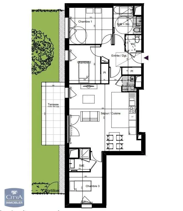 Photo 2 Appartement 4 pièces 83.47m²