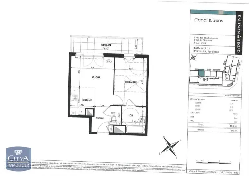Photo 6 Appartement 2 pièces 39.15m²
