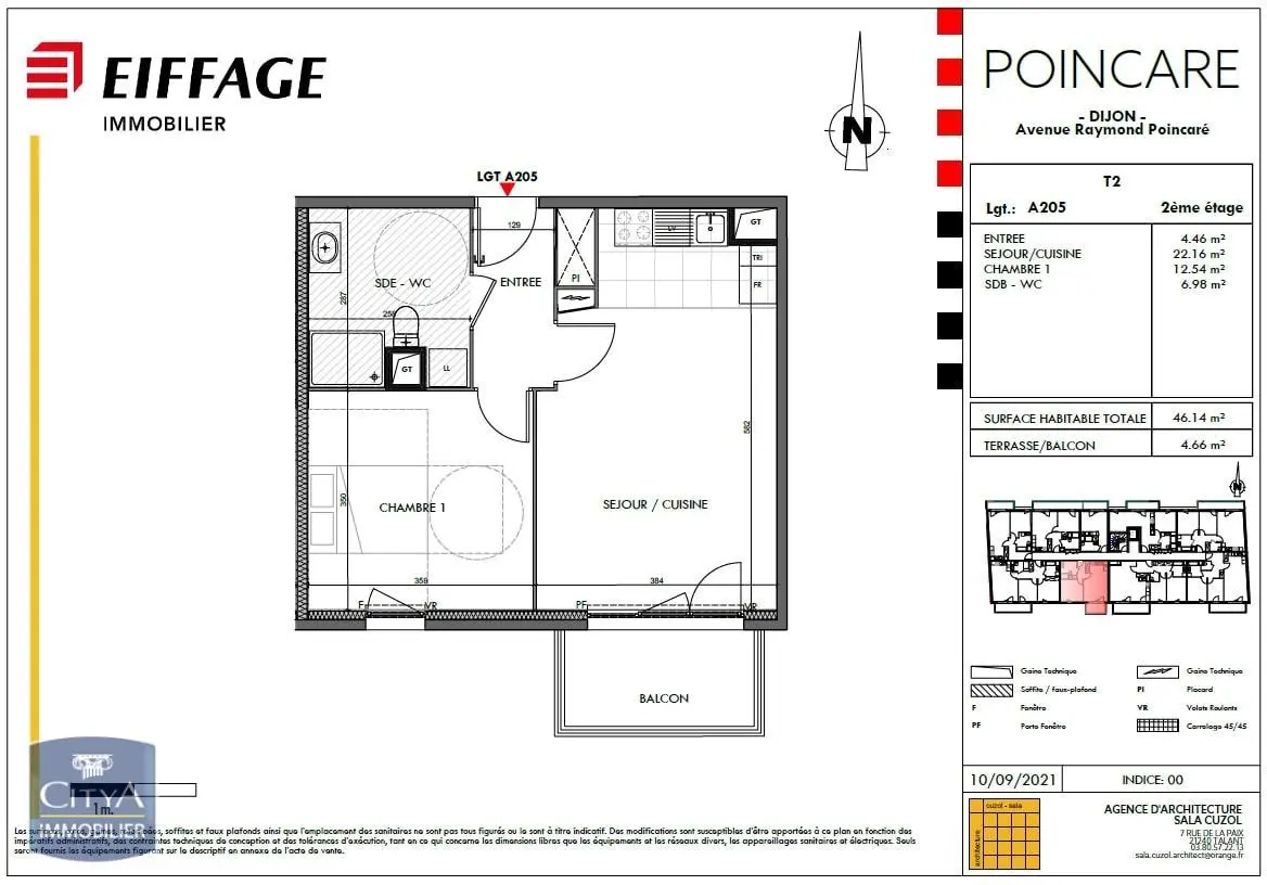 Photo 6 Appartement 2 pièces 46.14m²