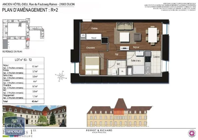 Photo 6 Appartement 2 pièces 43.4m²