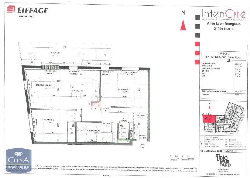 Photo 7 Appartement 3 pièces 57.27m²
