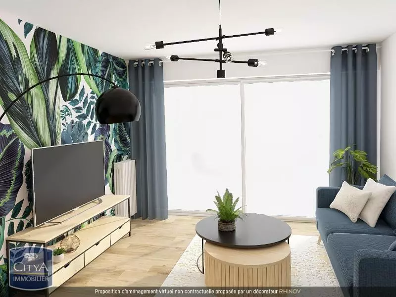 Illustration pour Appartement 2 pièces 53m² Photo Appartement 2 pièces 53m²