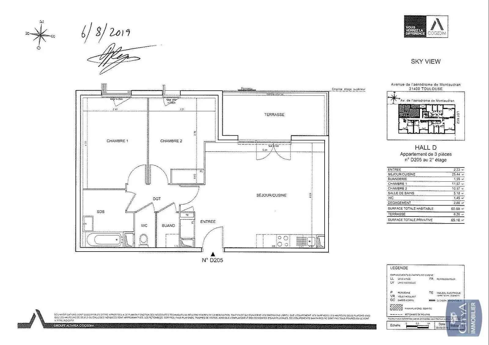 Photo 10 Appartement 3 pièces 60.88m²