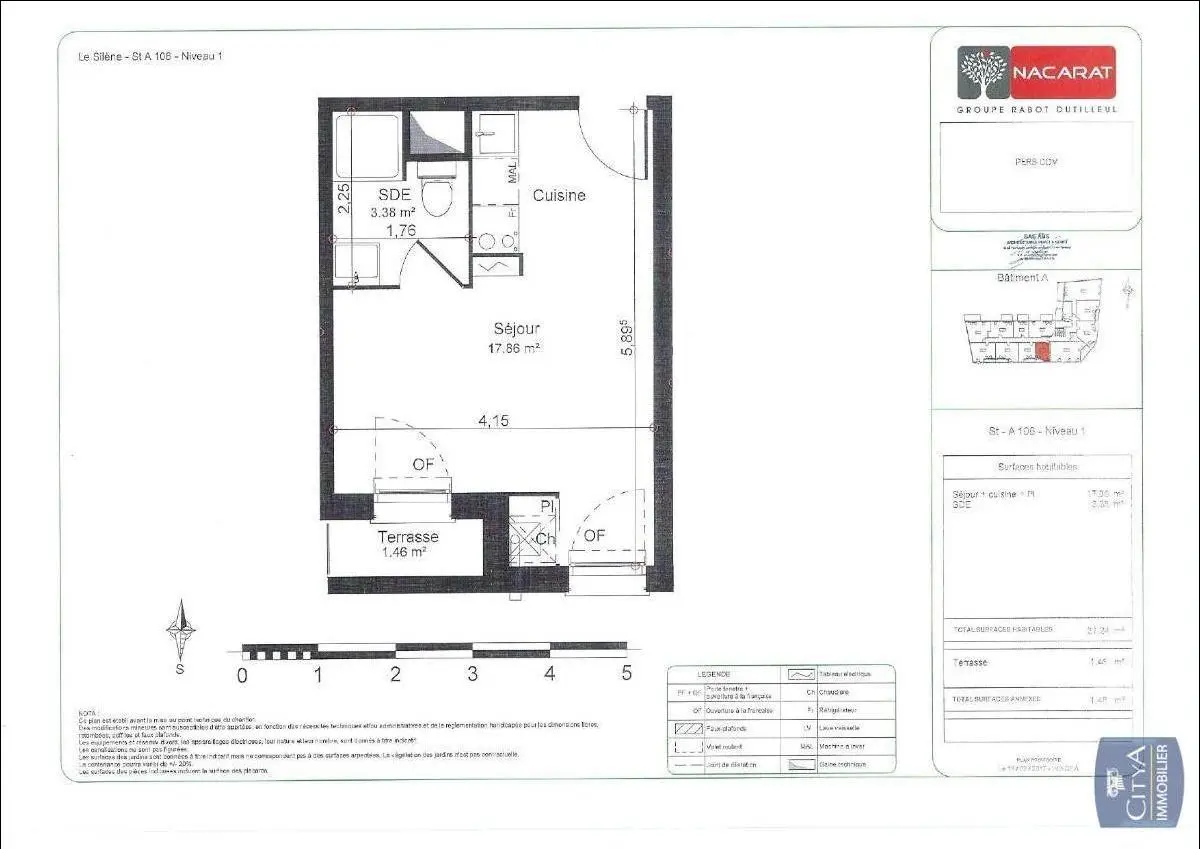 Photo 8 Appartement 1 pièce 21.22m²