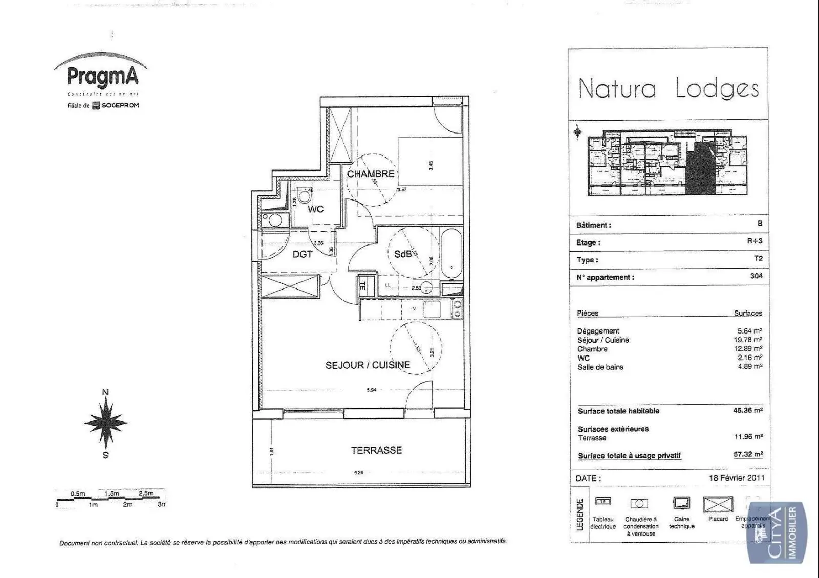Photo 1 Appartement 2 pièces 45.87m²
