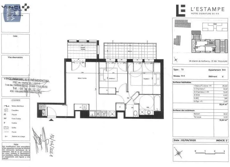 Photo 14 Appartement 3 pièces 55.41m²