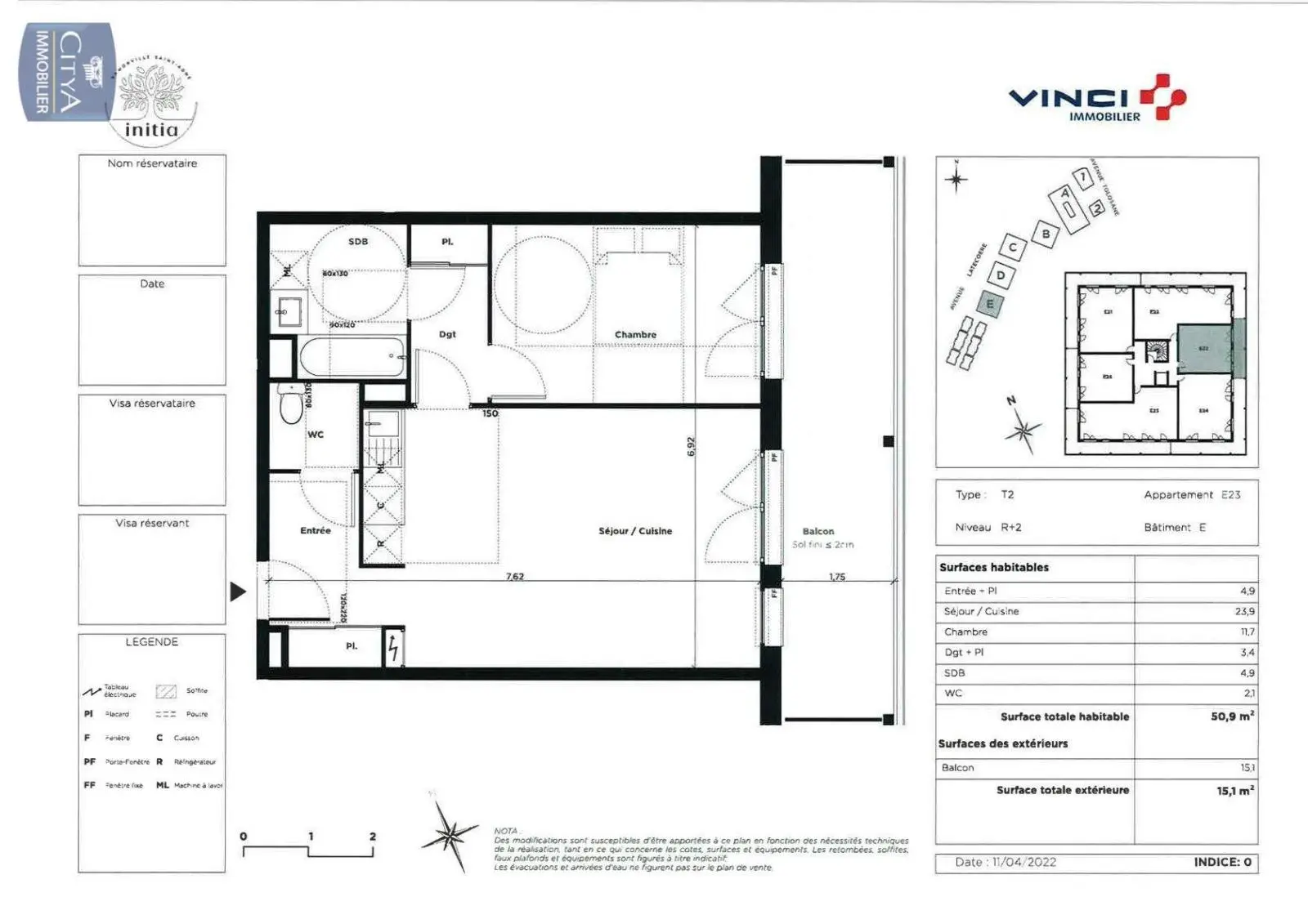 Photo 4 Appartement 2 pièces 50.9m²