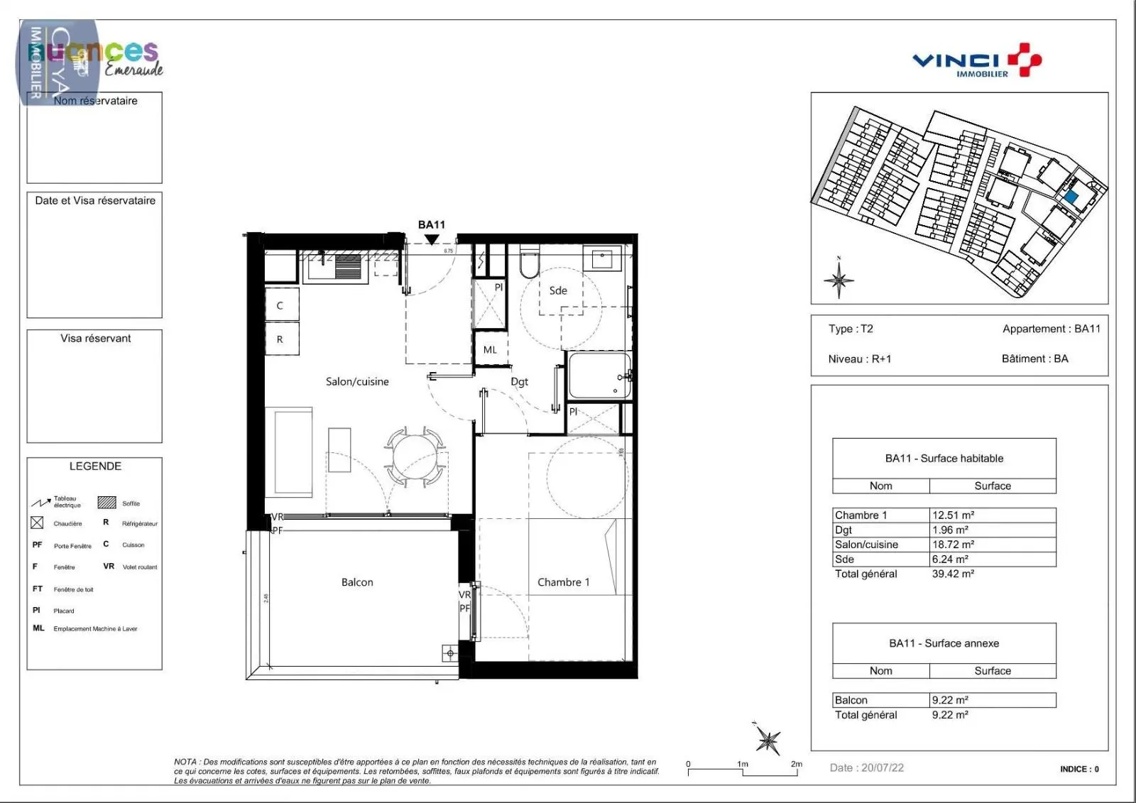 Photo 3 Appartement 2 pièces 39.42m²