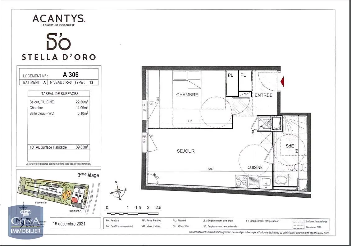 Photo 4 Appartement 2 pièces 39.65m²