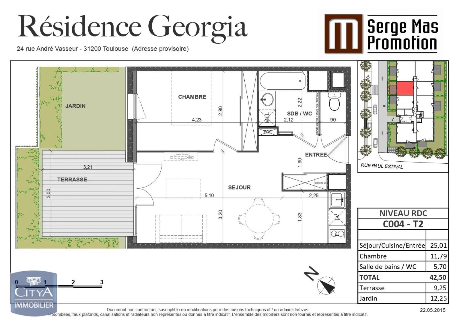 Photo 2 Appartement 2 pièces 42.26m²