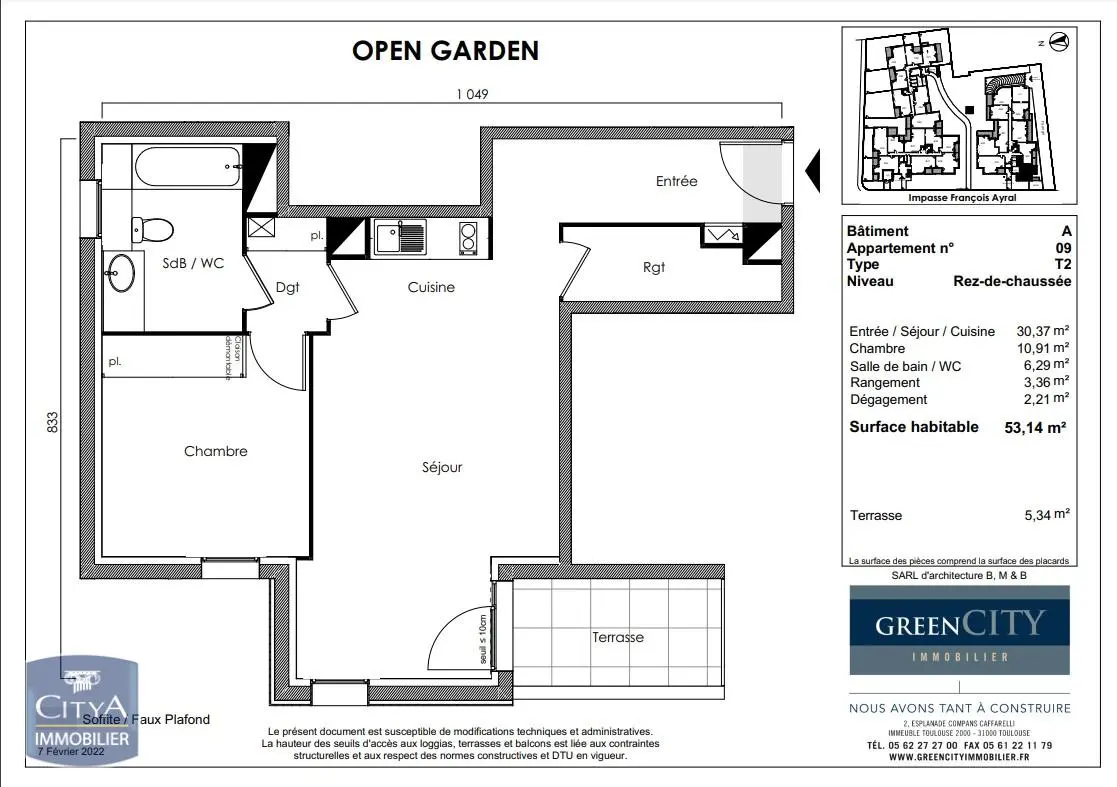 Photo 6 Appartement 2 pièces 53.14m²