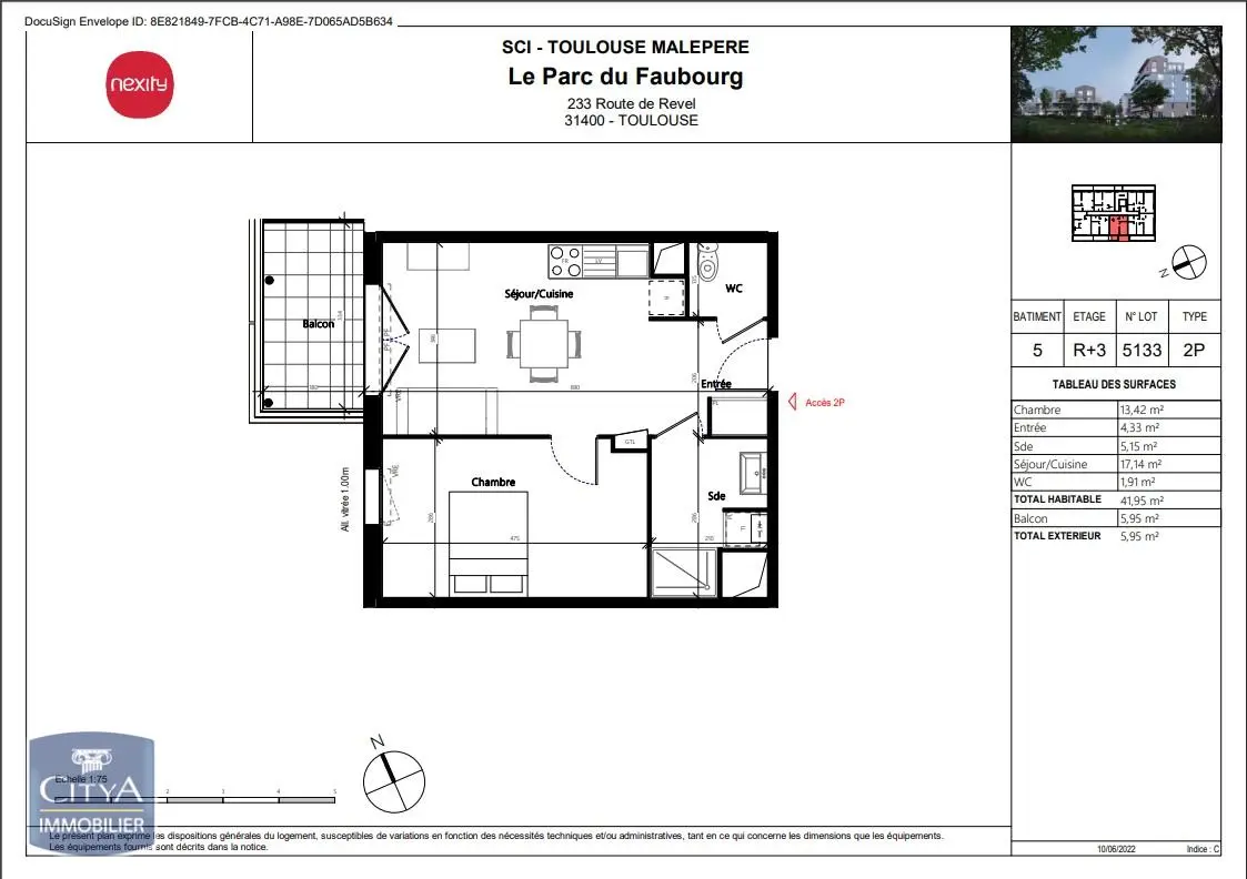 Photo 9 Appartement 2 pièces 41.95m²