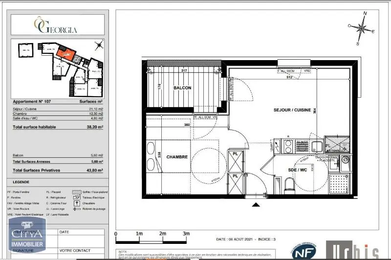 Photo 11 Appartement 2 pièces 38.2m²