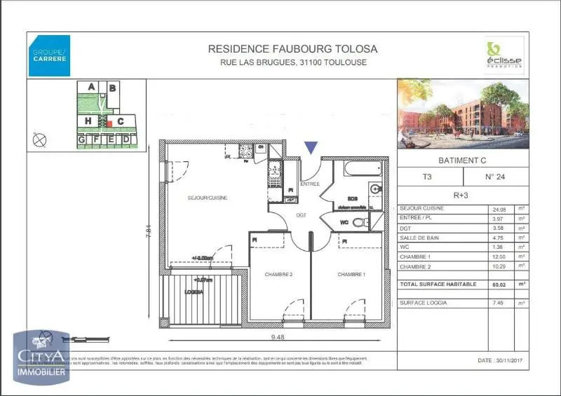 Photo 2 appartement Toulouse