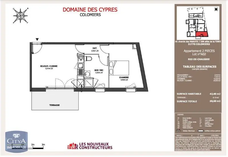 Photo 9 Appartement 2 pièces 42.68m²