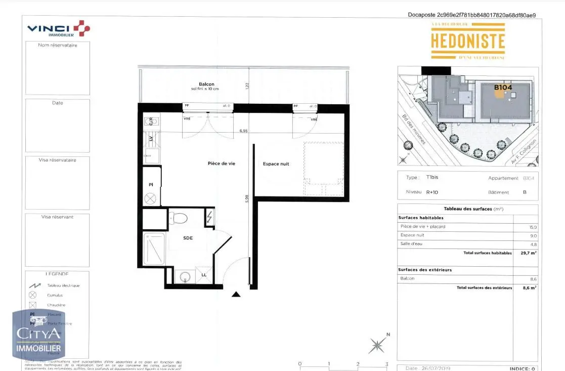 Photo 1 pour Appartement 1 pièce 29.7m² Photo 1 Appartement 1 pièce 29.7m²