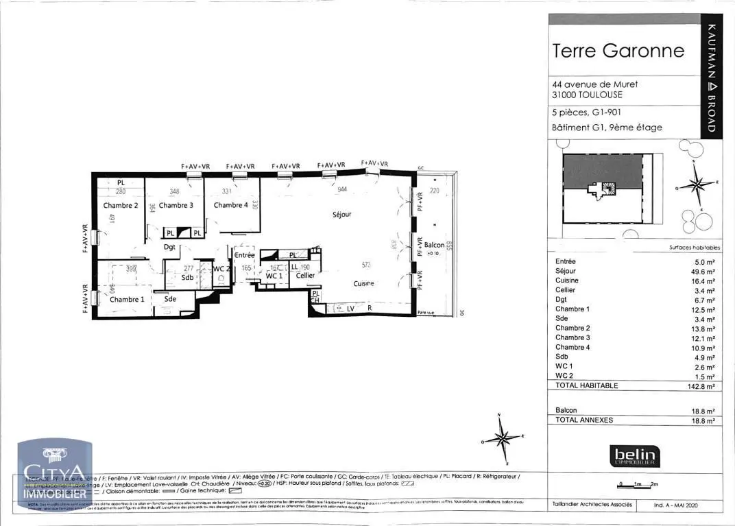 Photo 12 Appartement 5 pièces 143m²