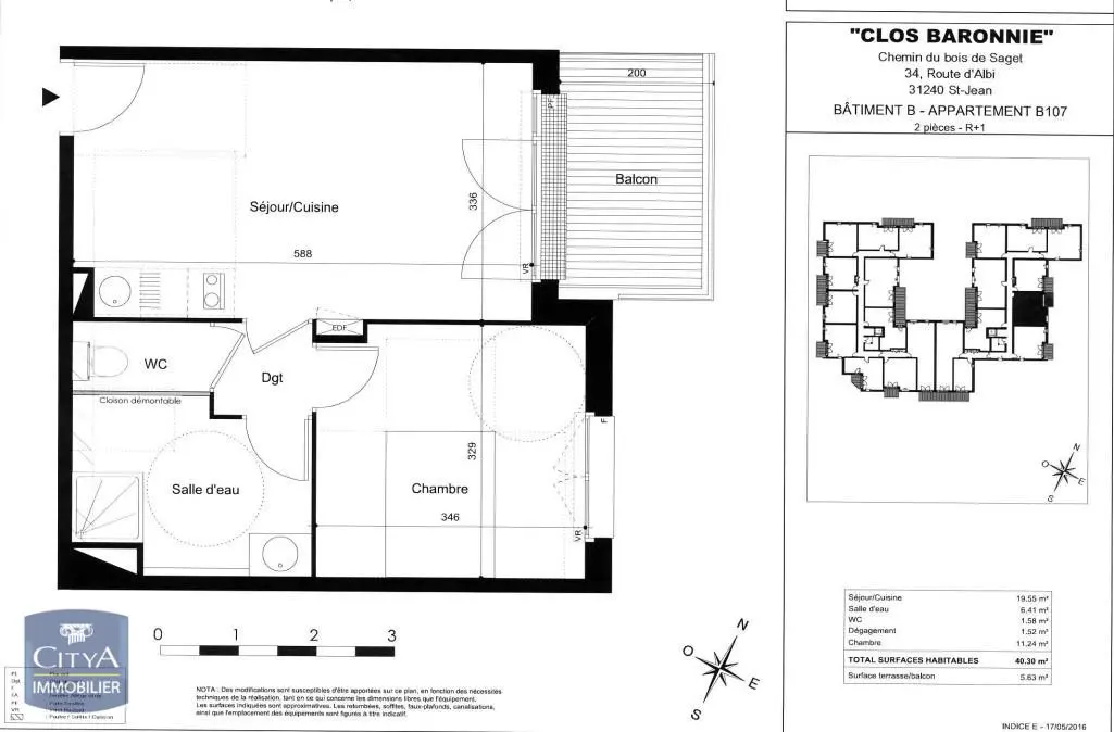 Photo 7 Appartement 2 pièces 40.21m²