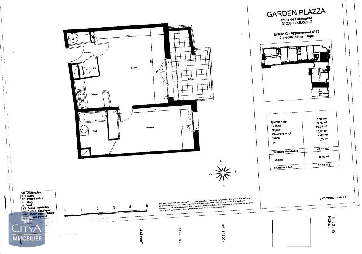 Photo 1 Appartement 2 pièces 44.7m²