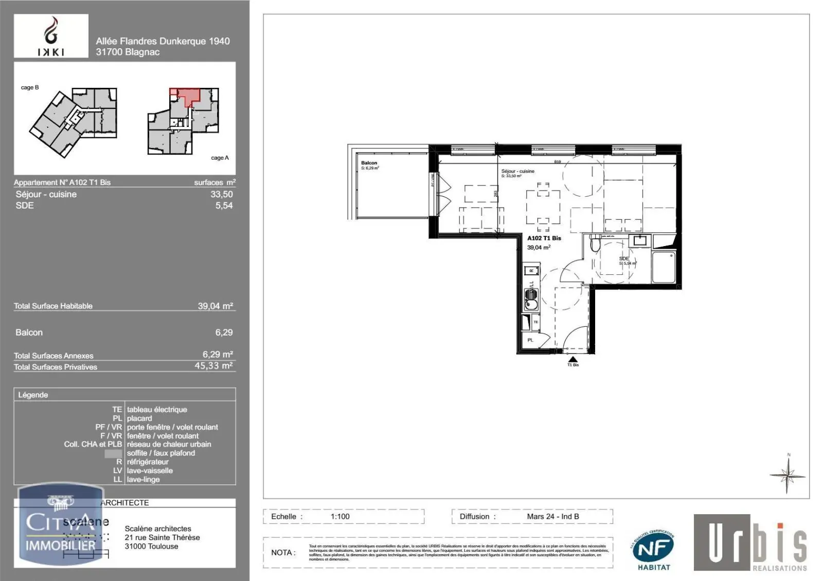 Photo 1 Appartement 1 pièce 39.04m²