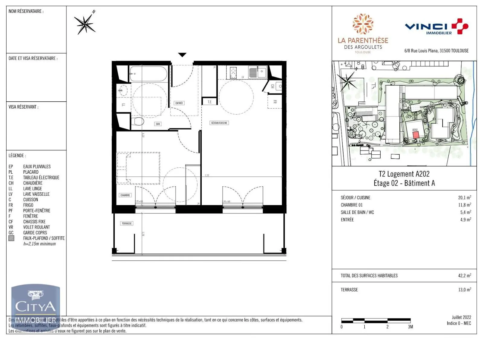 Photo 6 Appartement 2 pièces 42.2m²