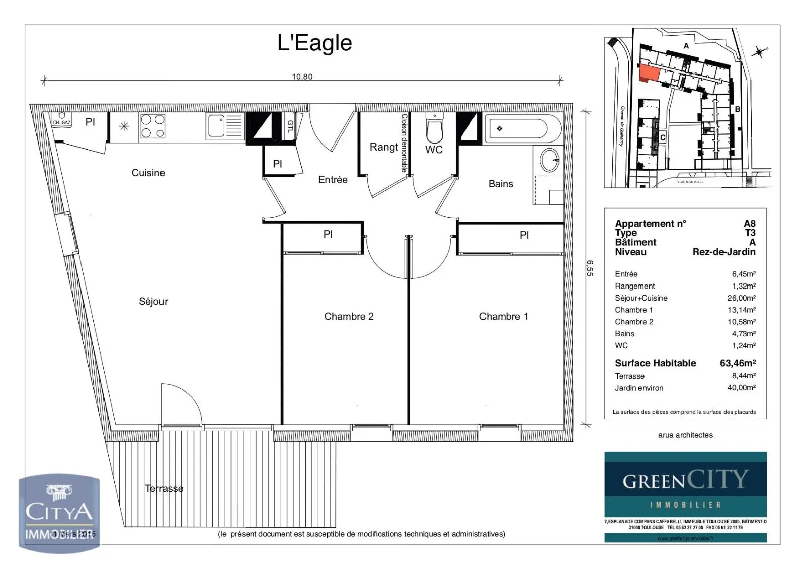 Photo 8 Appartement 3 pièces 64.05m²