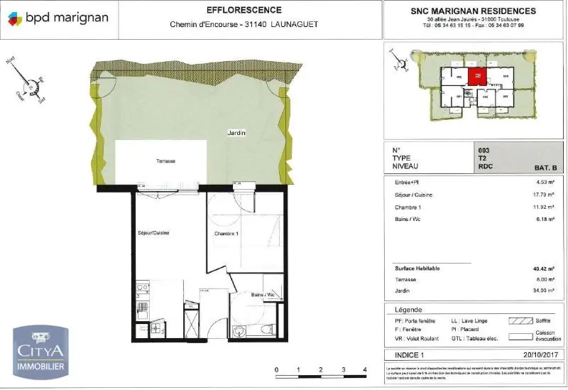 Photo 7 Appartement 2 pièces 40.42m²