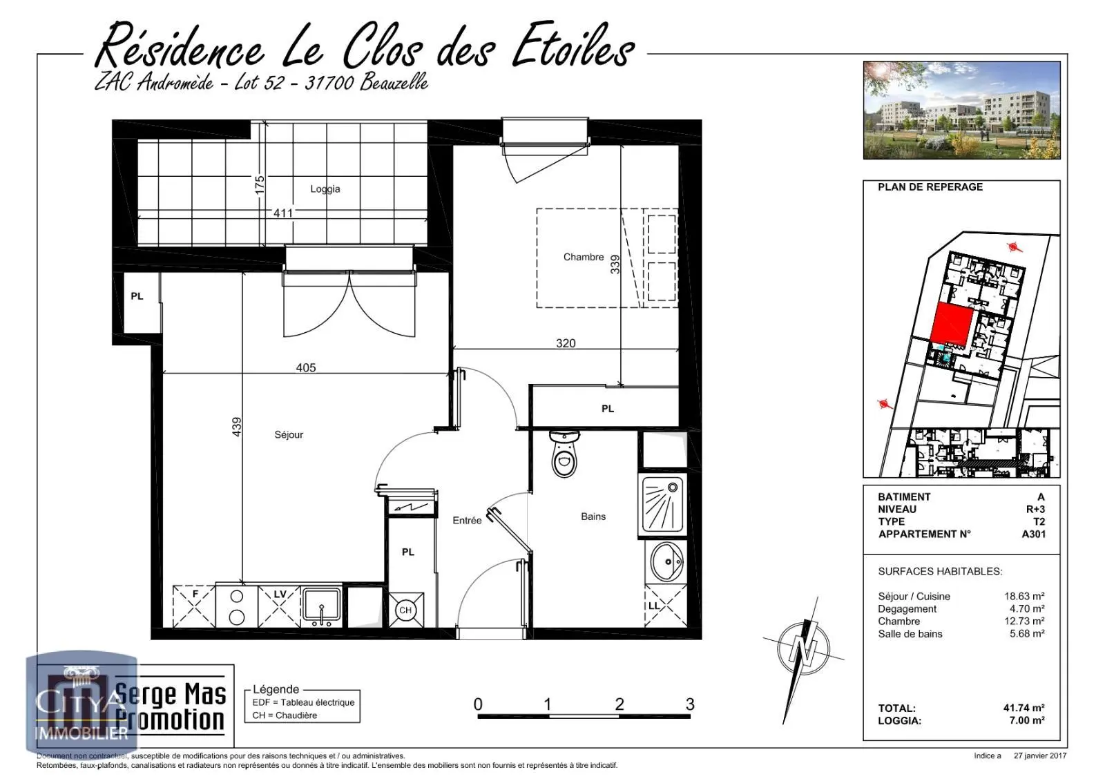 Photo 10 Appartement 2 pièces 41.74m²