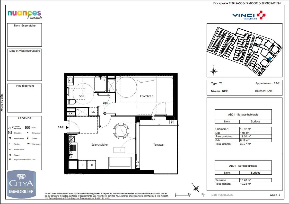 Photo 10 Appartement 2 pièces 39.37m²