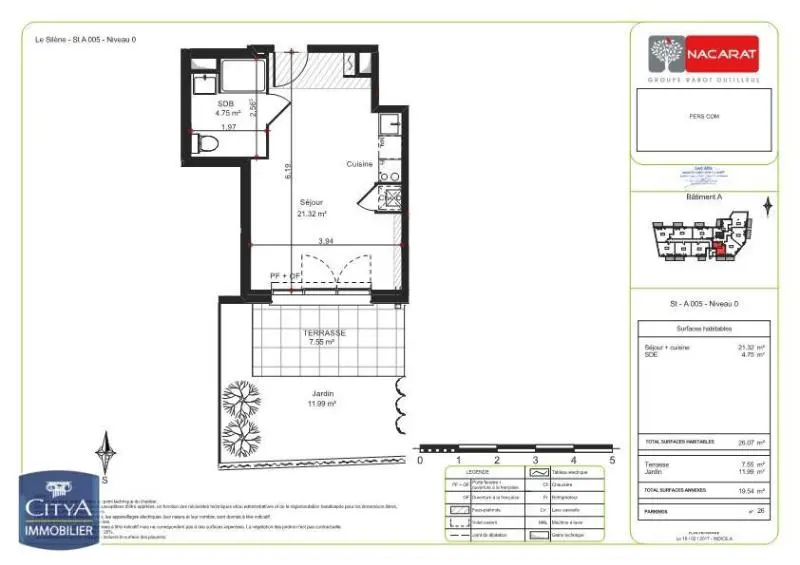 Photo 2 Appartement 1 pièce 26.89m²