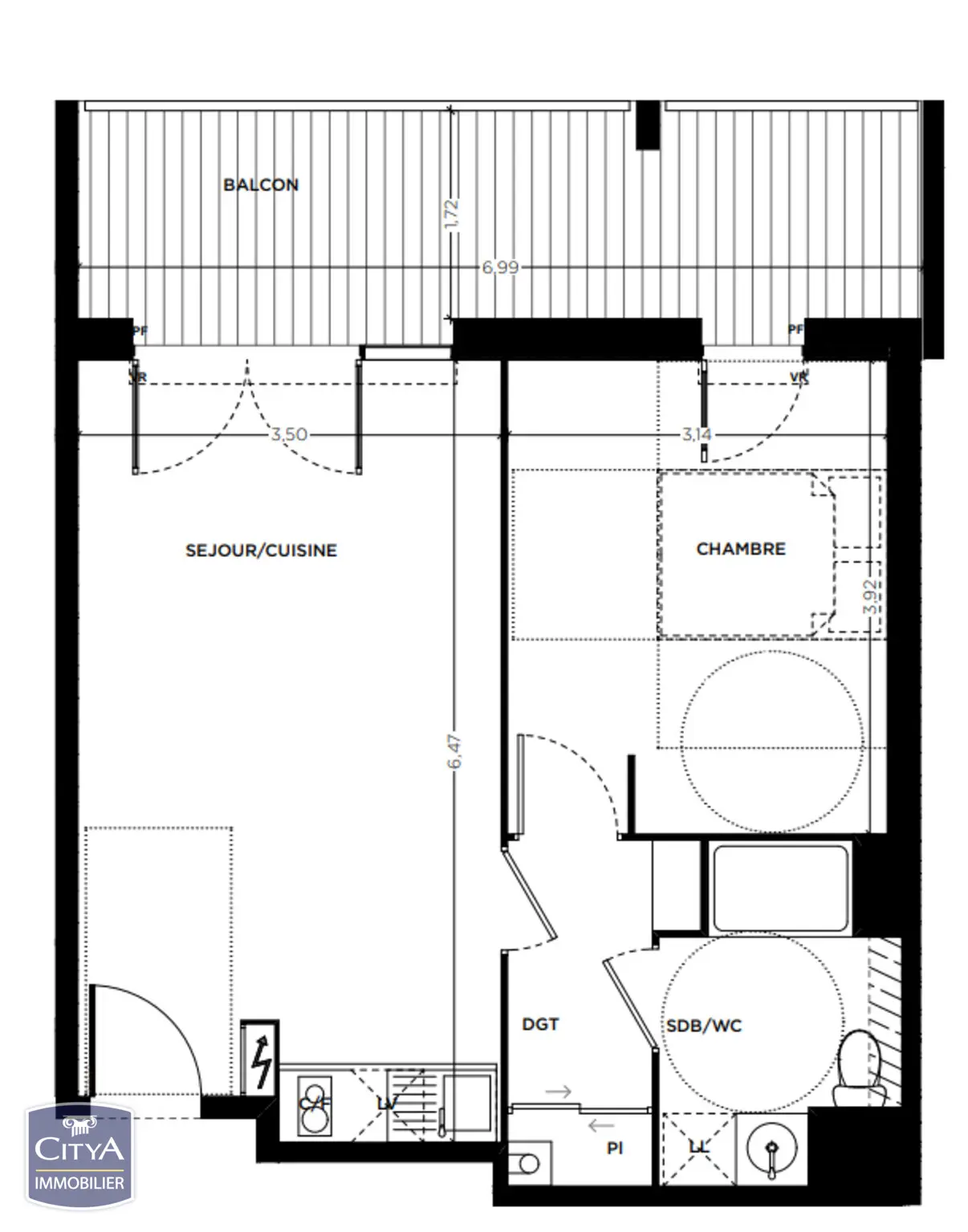Photo 7 Appartement 2 pièces 42.4m²