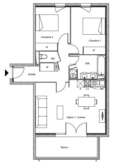 Photo 8 Appartement 3 pièces 65m²