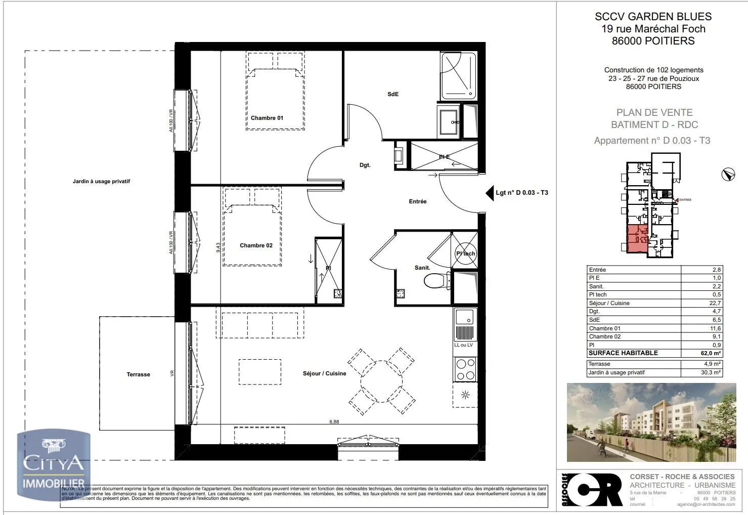 Photo 1 appartement Poitiers