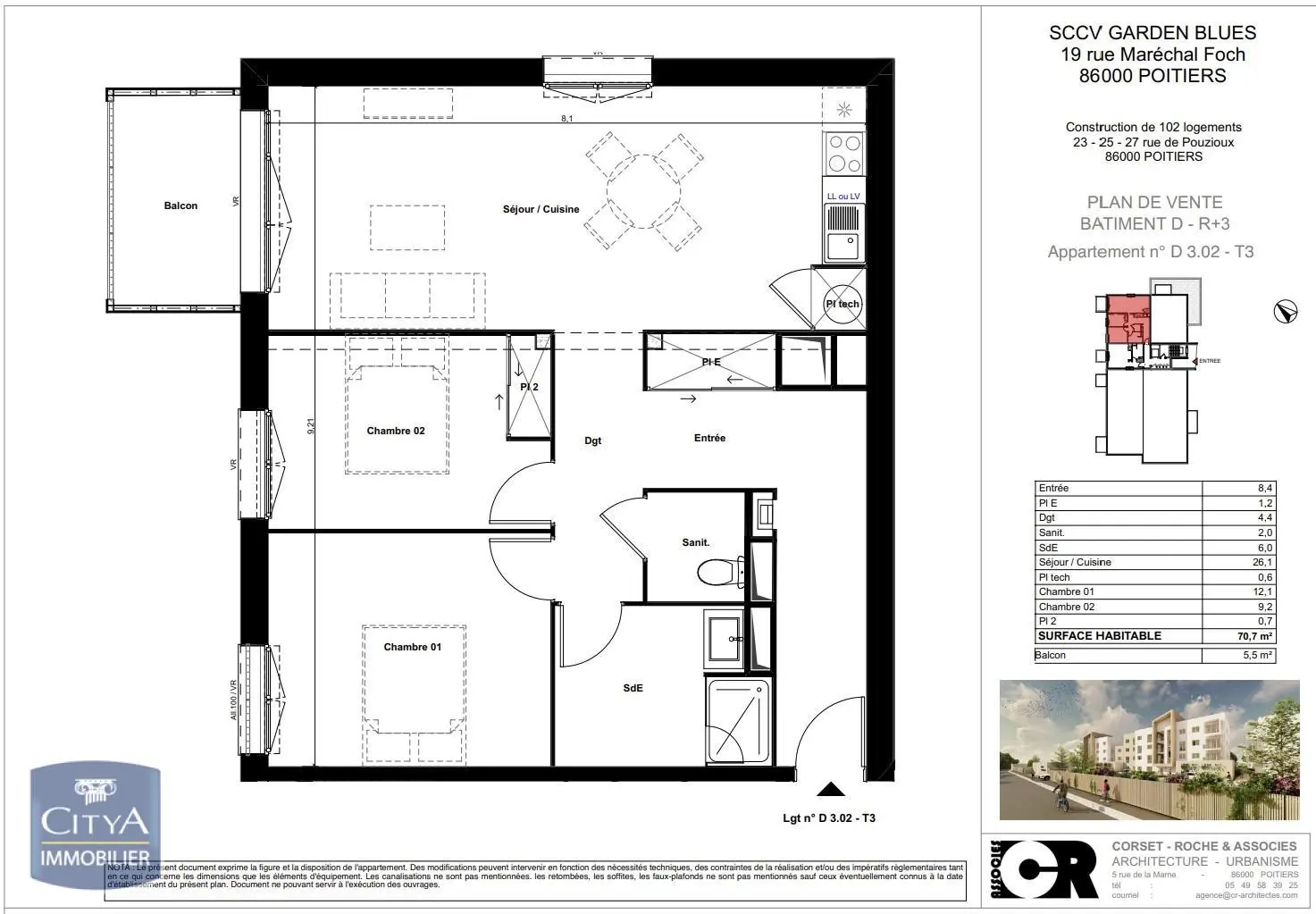 Photo 1 appartement Poitiers