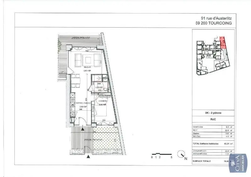 Photo 9 Appartement 2 pièces 45.21m²