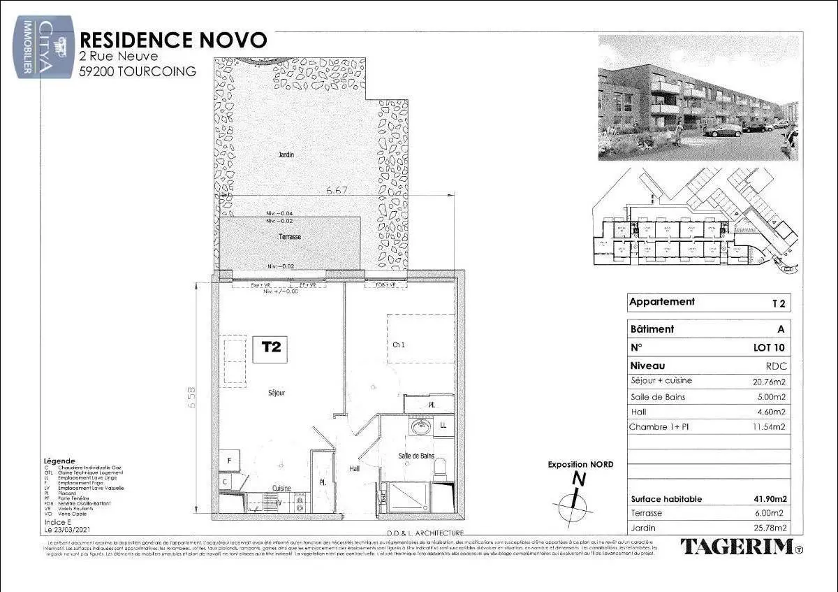 Photo 9 Appartement 2 pièces 41.9m²