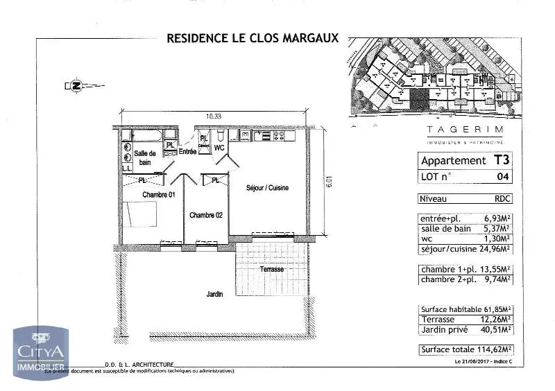 Photo 7 Appartement 3 pièces 61.85m²