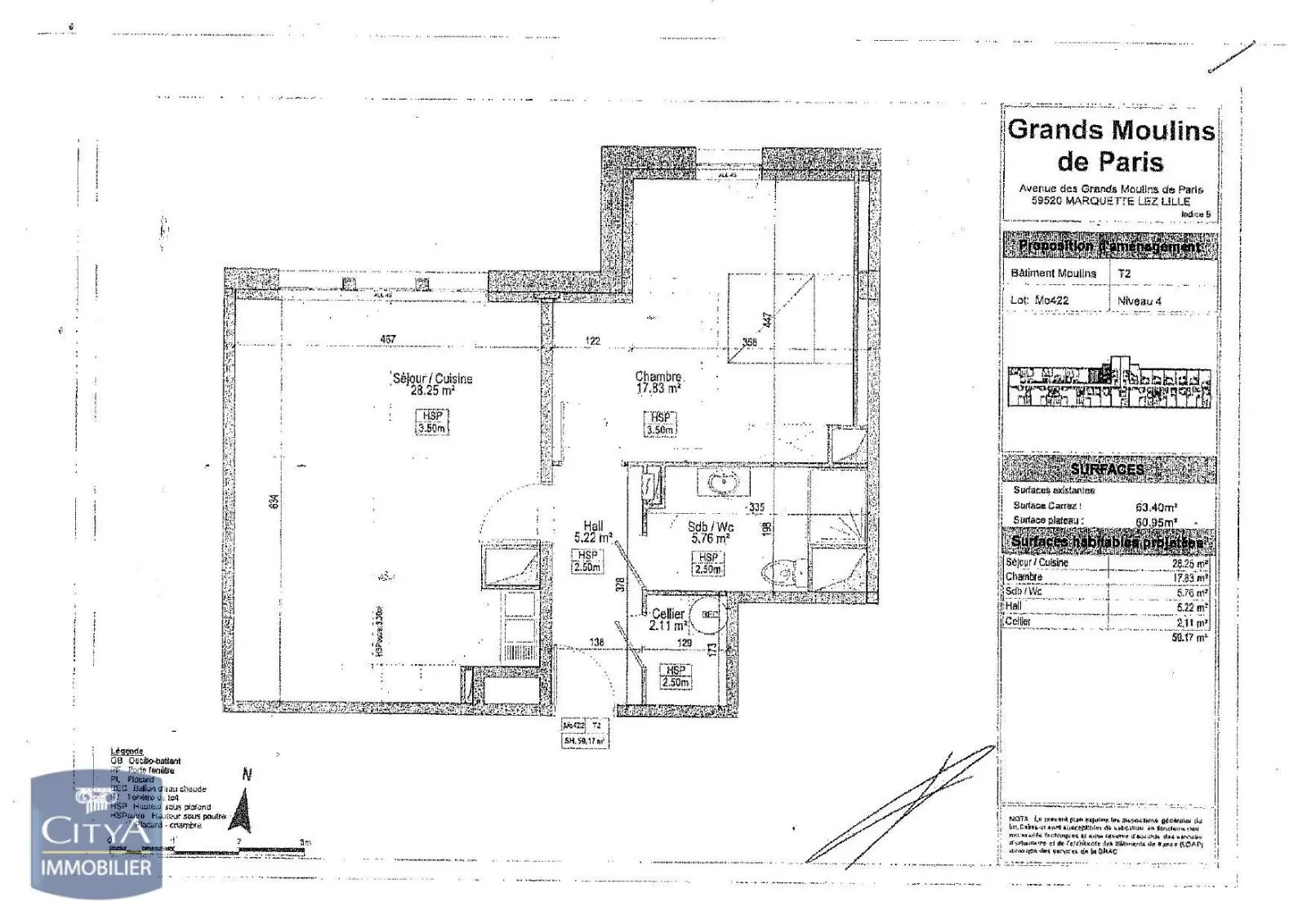Photo 7 Appartement 2 pièces 59.17m²