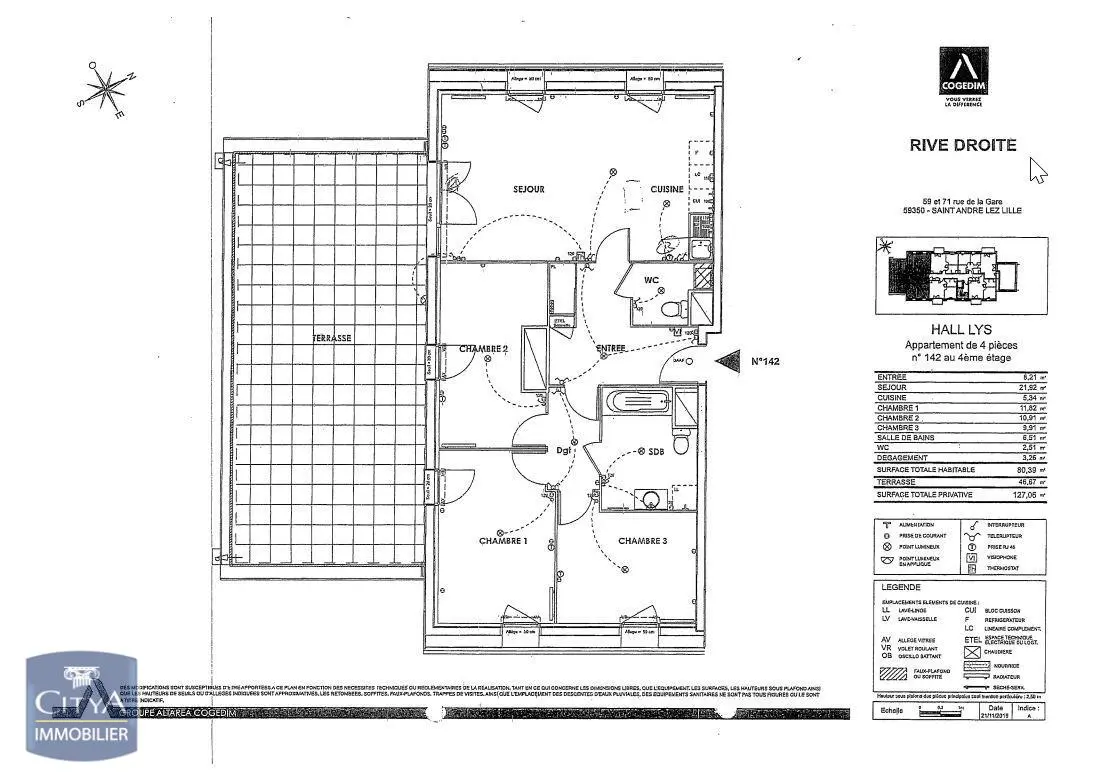 Photo 11 Appartement 4 pièces 80.39m²