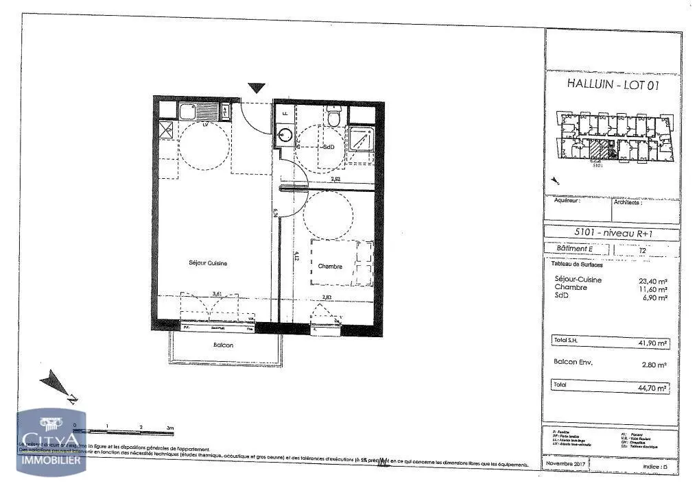 Photo 9 Appartement 2 pièces 41.9m²