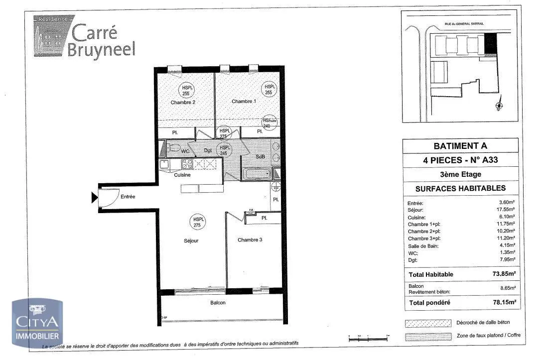 Photo 12 Appartement 4 pièces 78.15m²