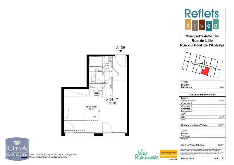 Photo 5 Appartement 1 pièce 30.92m²