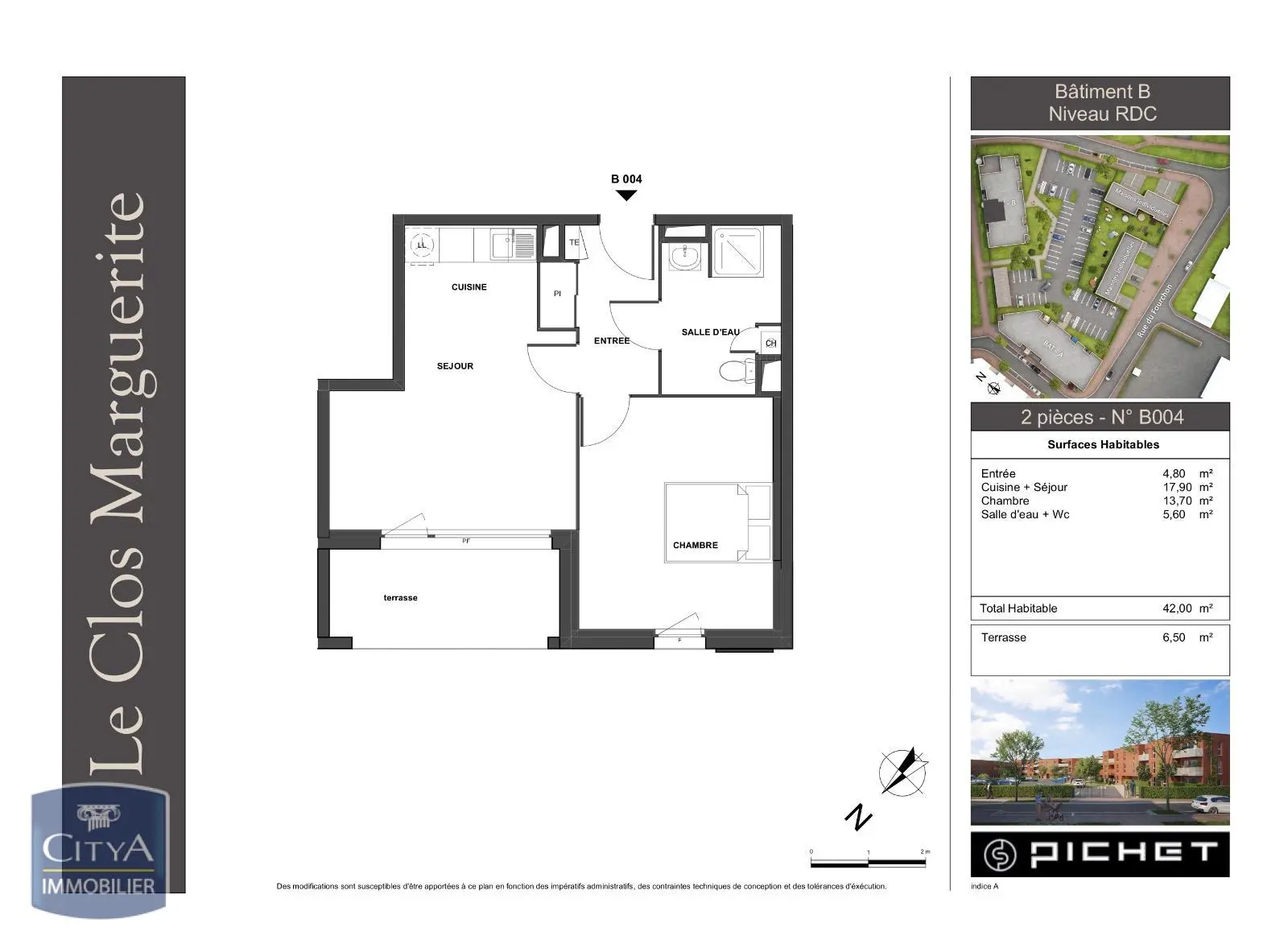 Photo 1 Appartement 2 pièces 42m²