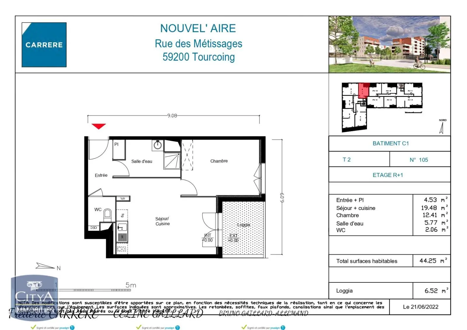 Photo 7 Appartement 2 pièces 44.25m²