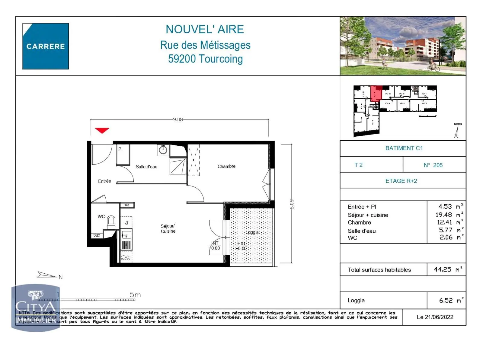 Photo 6 Appartement 2 pièces 44.25m²