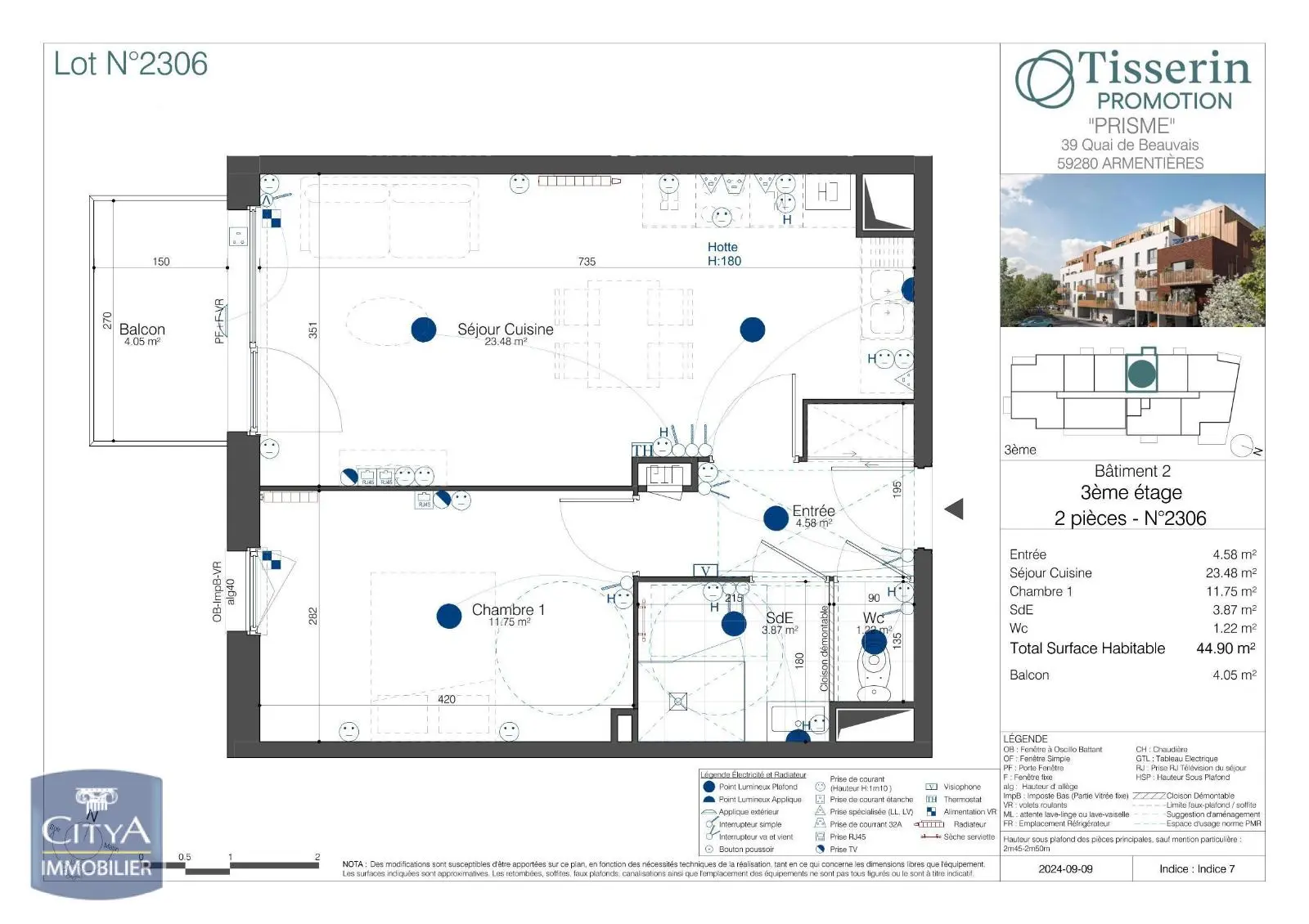 Photo 10 Appartement 2 pièces 44.9m²