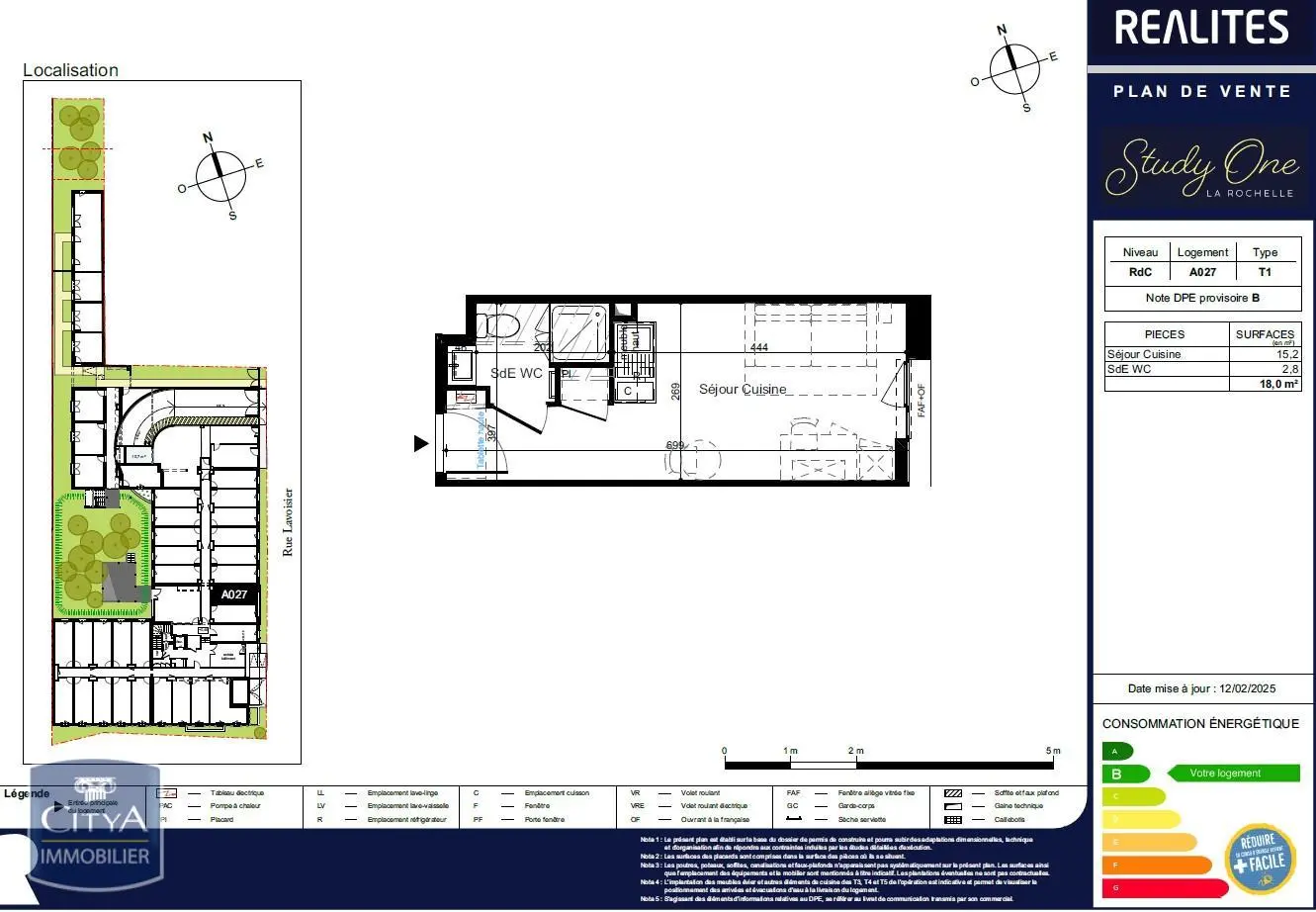 Photo 2 Appartement 1 pièce 18m²