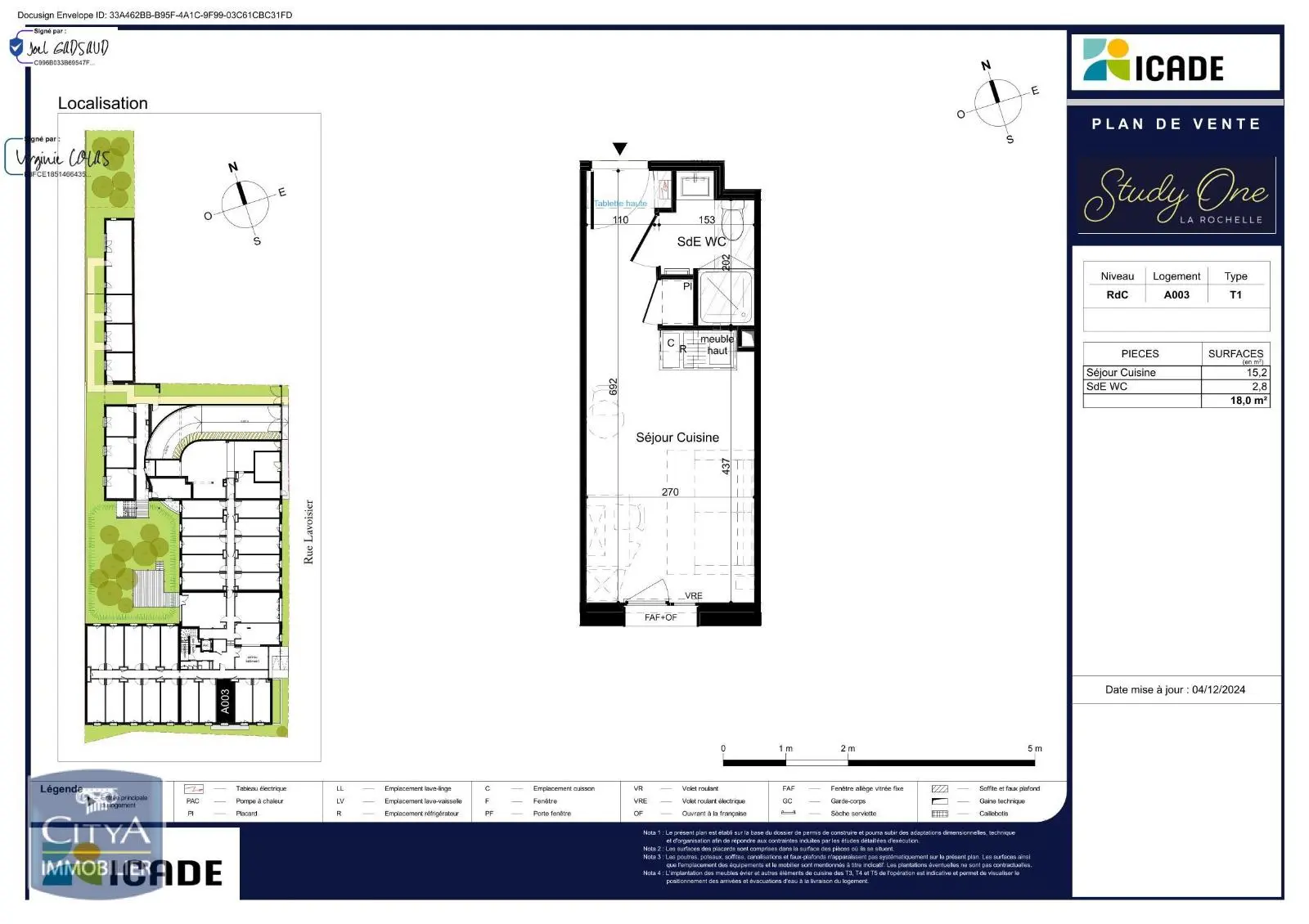 Photo 2 Appartement 1 pièce 18m²